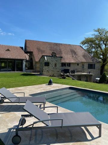 Agreable Chambre D Hote Avec Piscine Et Jacuzzi Thégra Exteriör bild